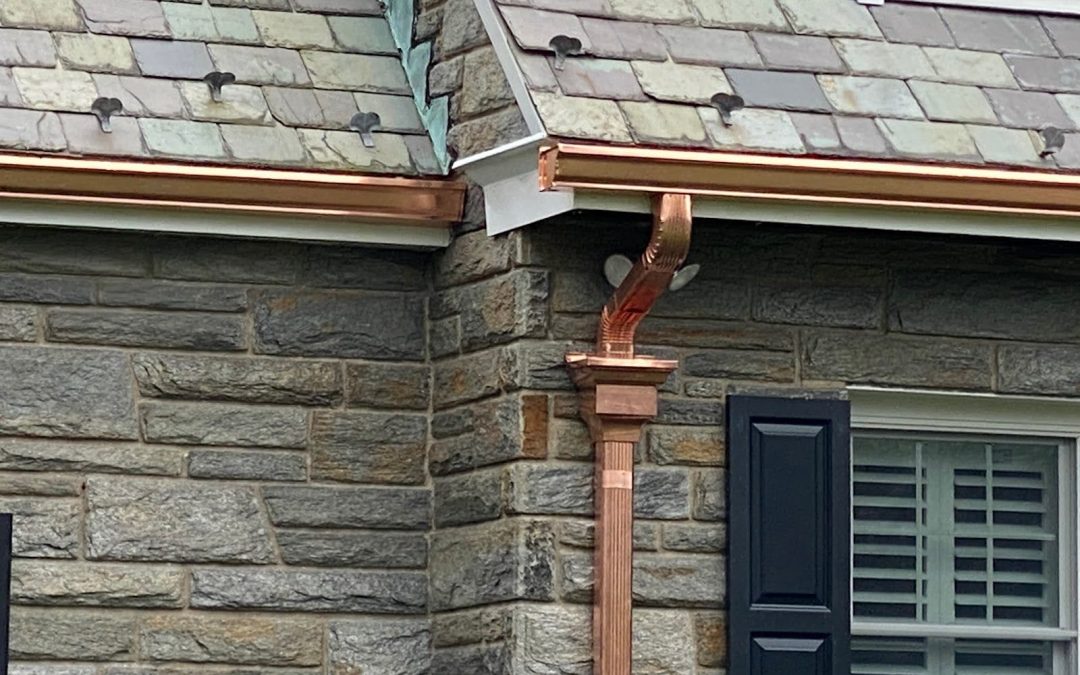 pros and cons of copper gutters van's rain gutter south jersey copper gutters on side of house