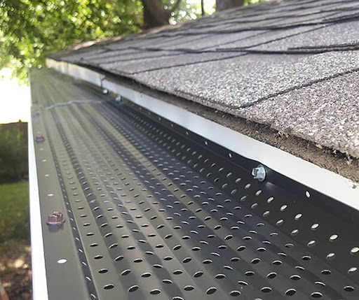 gutter guards leaves in gutters van's rain gutters